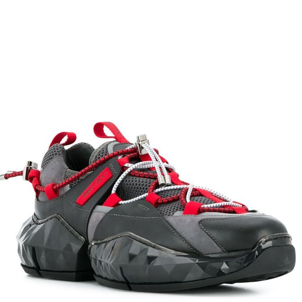 🎁 Jimmy Choo Men's Diamond Trail Low-Top Sneakers